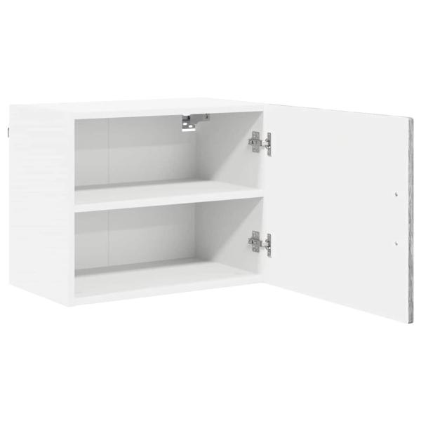 Küchenwandschrank mit Regal 2 pcs Graues Sonoma 50 x 31 x 40 cm