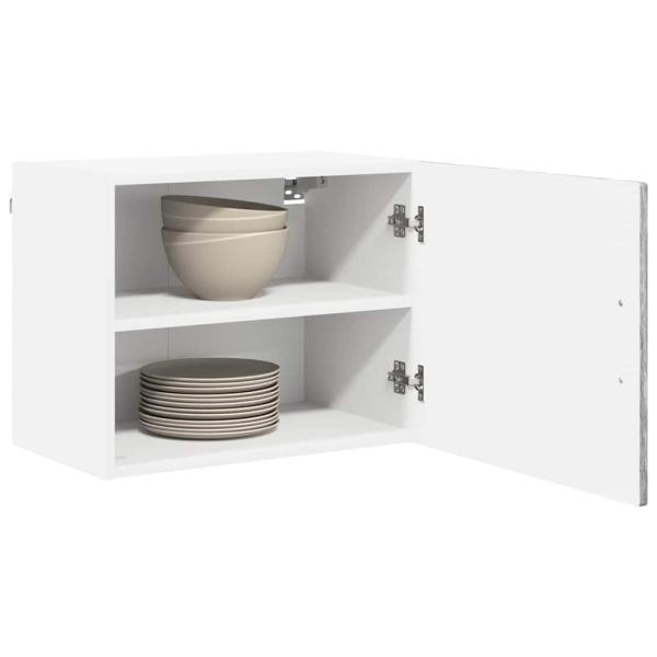 Küchenwandschrank mit Regal 2 pcs Graues Sonoma 50 x 31 x 40 cm