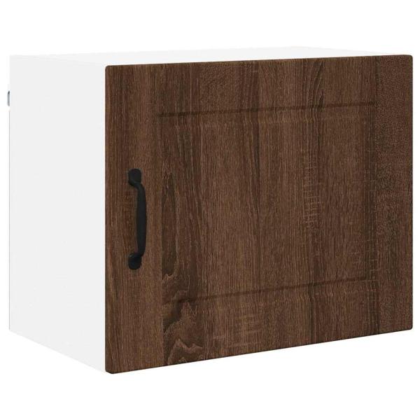 Küchenwandschrank mit Regal Braun Eichen-Optik 50 x 31 x 40 cm