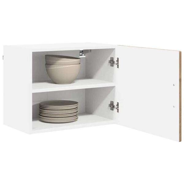 Küchenwandschrank mit Regal 2 pcs Artisan-Eiche 50 x 31 x 40 cm