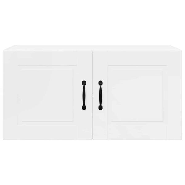 Küchenwandschrank Hochglanz Weiß 80 x 31 x 40 cm Holzwerkstoff