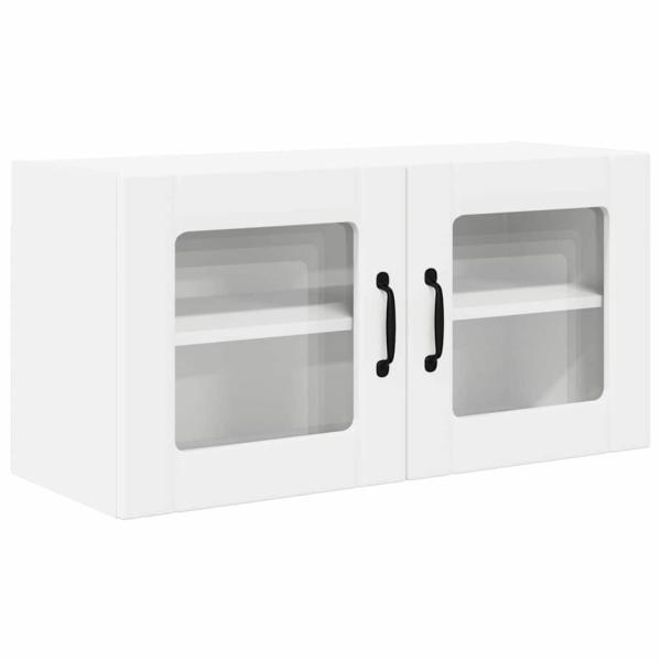 Küchenwandschrank mit Regal Weiß 80 x 31 x 40 cm Holzwerkstoff