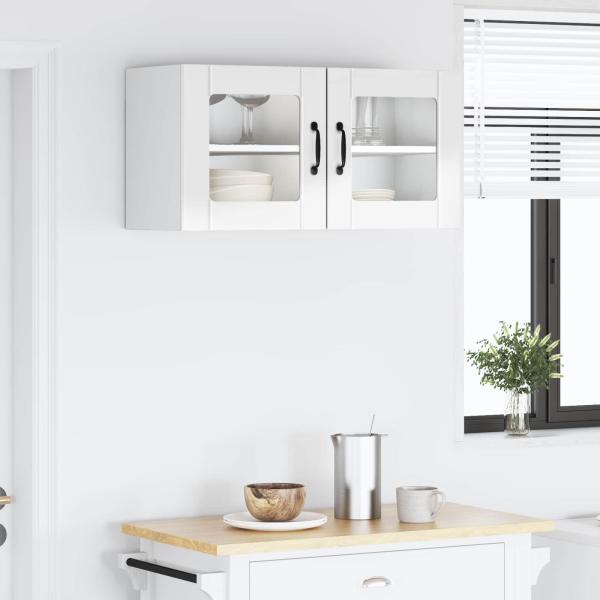 Küchenwandschrank Hochglanz Weiß 80 x 31 x 40 cm Holzwerkstoff