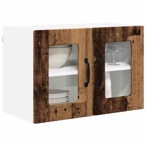 Küchenwandschrank mit Tür Altholz 60 x 31 x 40 cm Holzwerkstoff