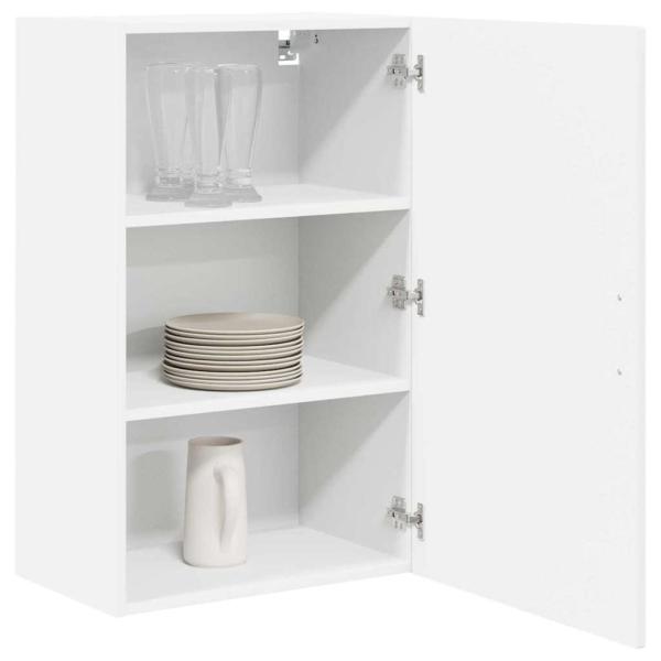 Küchenwandschrank mit Regal Weiß 50 x 31 x 80 cm Holzwerkstoff