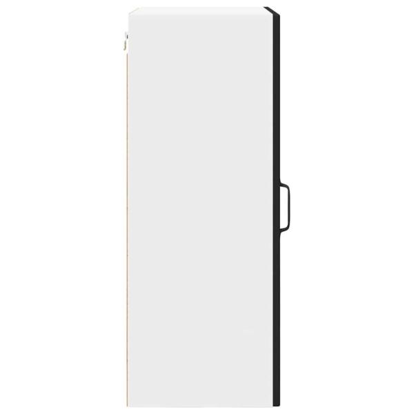 Küchenwandschrank mit Tür Schwarz 50 x 31 x 80 cm Holzwerkstoff