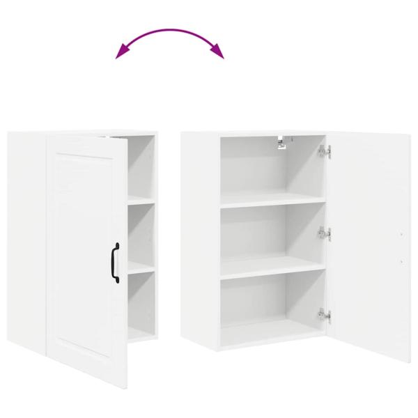 Küchenwandschrank Hochglanz Weiß 50 x 31 x 80 cm Holzwerkstoff