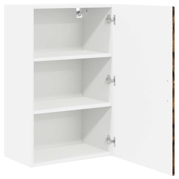 Küchenwandschrank mit Regal Geräucherte Eiche 50 x 31 x 80 cm