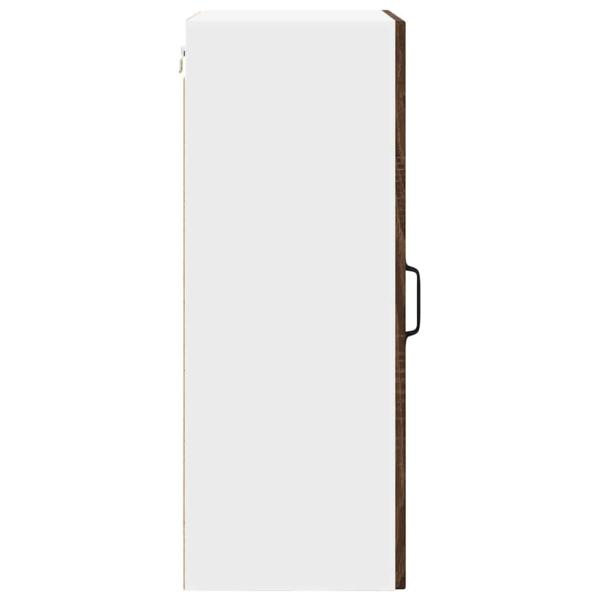 Küchenwandschrank mit Regal Braun Eichen-Optik 50 x 31 x 80 cm