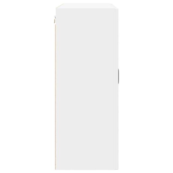 Küchenwandschrank mit Regal Weiß 80 x 31 x 80 cm Holzwerkstoff