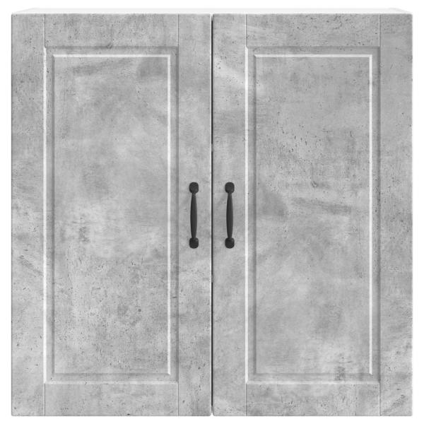 Küchenwandschrank Beton Grau 80 x 31 x 80 cm Holzwerkstoff