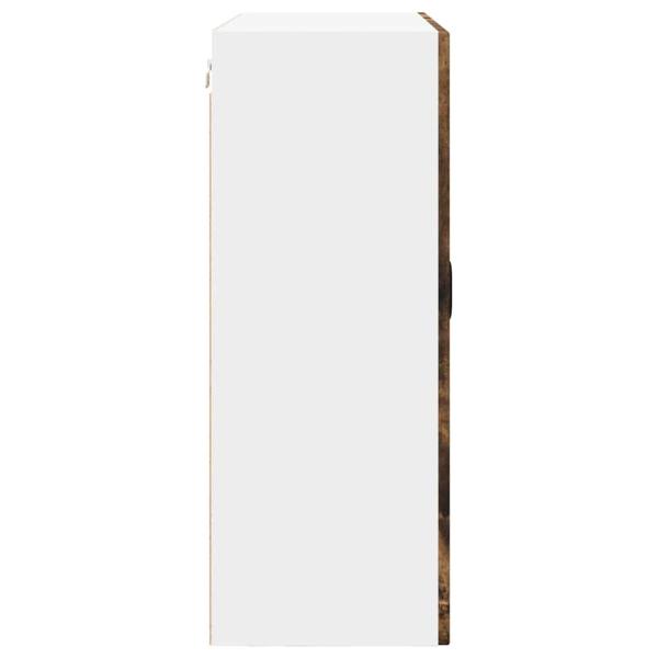 Küchenwandschrank mit Regal Geräucherte Eiche 80 x 31 x 80 cm