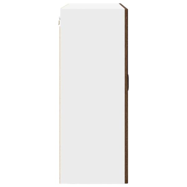 Küchenwandschrank mit Regal Braun Eichen-Optik 80 x 31 x 80 cm