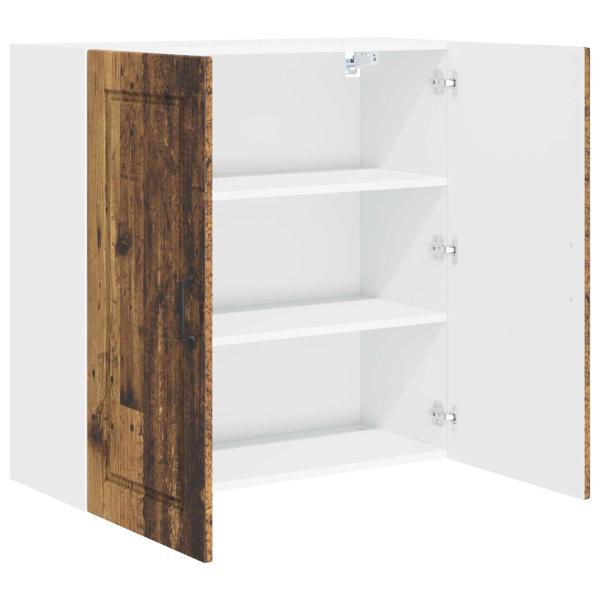 Küchenwandschrank mit Tür Altholz 80 x 31 x 80 cm Holzwerkstoff
