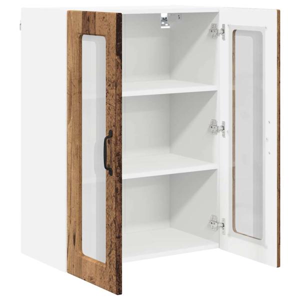 Küchenwandschrank mit Tür Altholz 60 x 31 x 80 cm Holzwerkstoff
