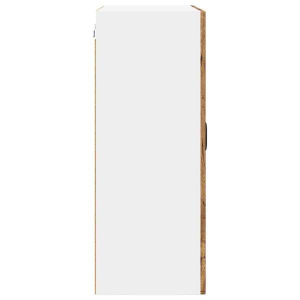 Küchenwandschrank mit Tür Altholz 60 x 31 x 80 cm Holzwerkstoff