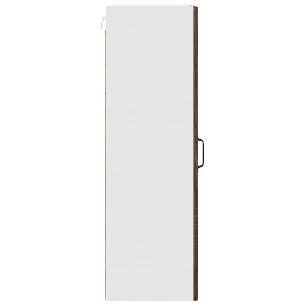 Küchenwandschrank mit Regal Braun Eichen-Optik 50 x 31 x 100 cm