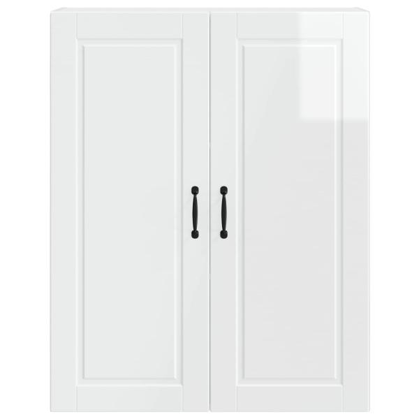 Küchenwandschrank Hochglanz Weiß 80 x 31 x 100 cm Holzwerkstoff