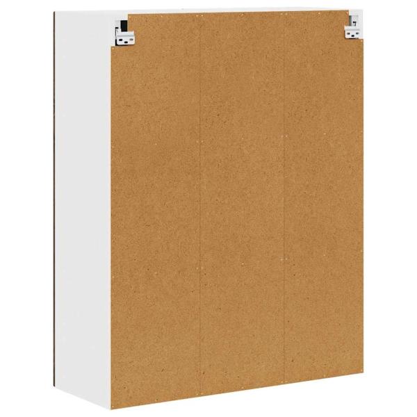 Küchenwandschrank mit Regal Braun Eichen-Optik 80 x 31 x 100 cm