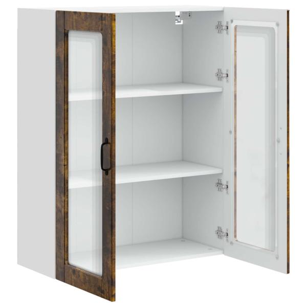 Küchenwandschrank mit Regal Geräucherte Eiche 80 x 31 x 100 cm