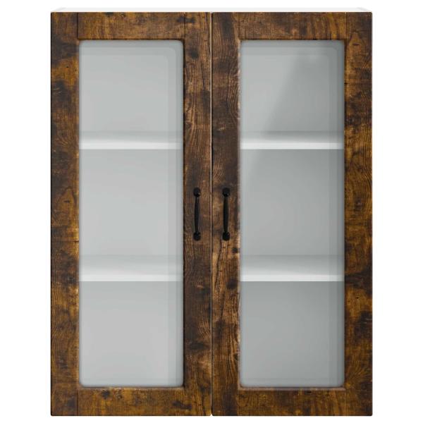 Küchenwandschrank mit Regal Geräucherte Eiche 80 x 31 x 100 cm