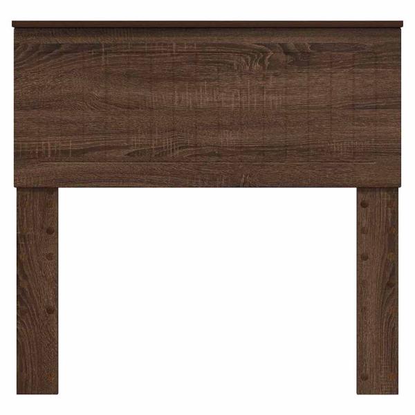 Kopfteil mit Kopfteil Braun Eichen-Optik 90 cm Holzwerkstoff