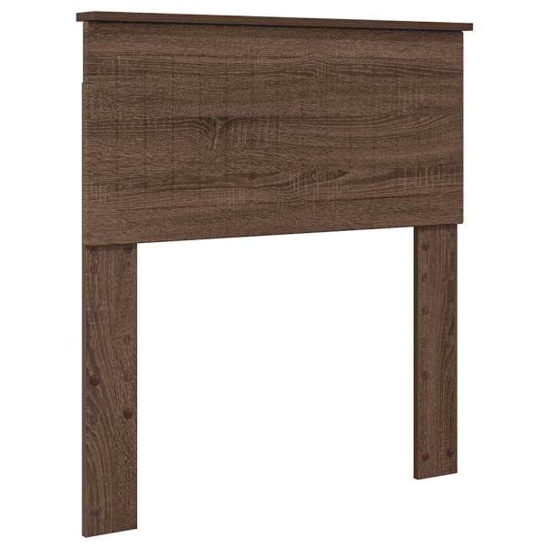 Kopfteil mit Kopfteil Braun Eichen-Optik 80 cm Holzwerkstoff