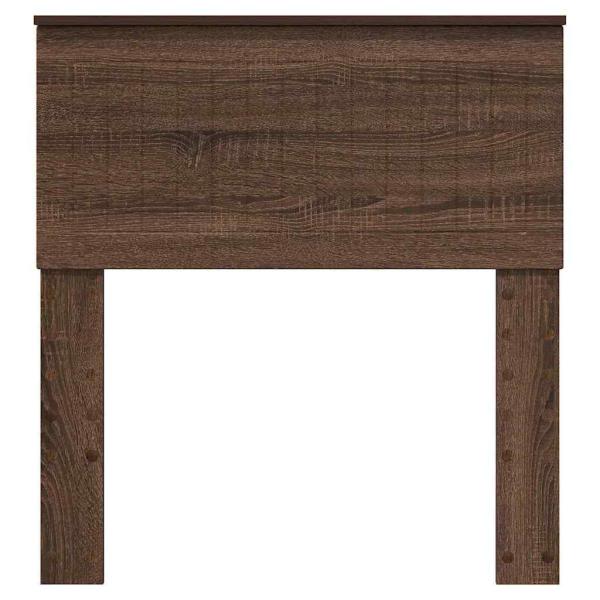 Kopfteil mit Kopfteil Braun Eichen-Optik 80 cm Holzwerkstoff