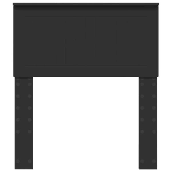 Kopfteil mit Kopfteil Schwarz Eichen-Optik 75 cm Holzwerkstoff