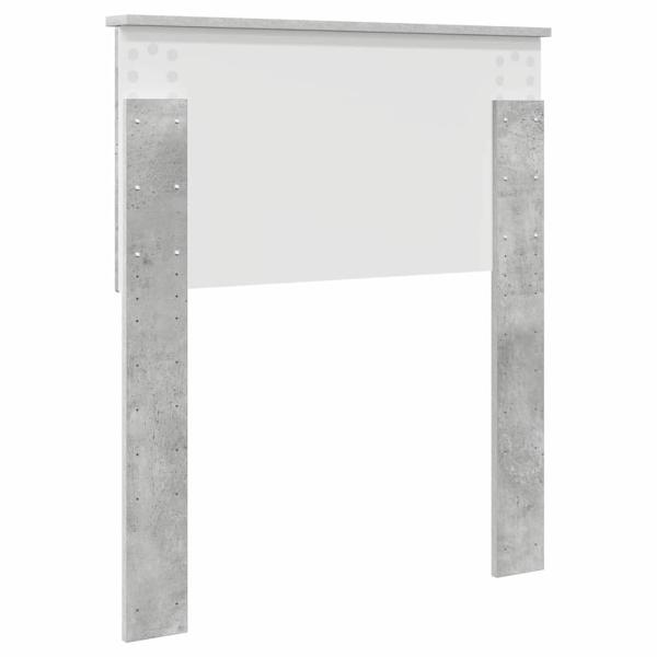 Kopfteil mit Kopfteil Beton Grau 75 cm Holzwerkstoff
