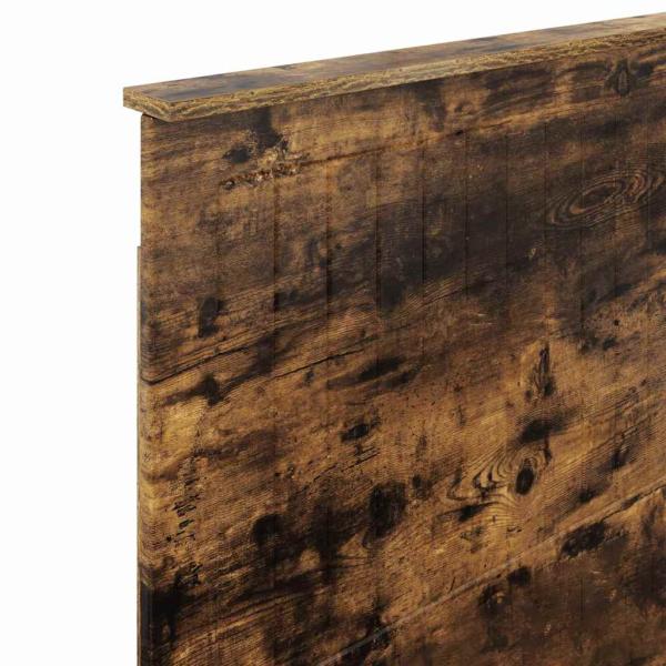 Kopfteil mit Kopfteil Geräucherte Eiche 75 cm Holzwerkstoff