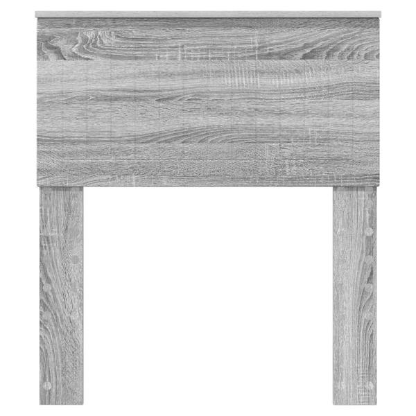 Kopfteil mit Kopfteil Graues Sonoma 75 cm Holzwerkstoff