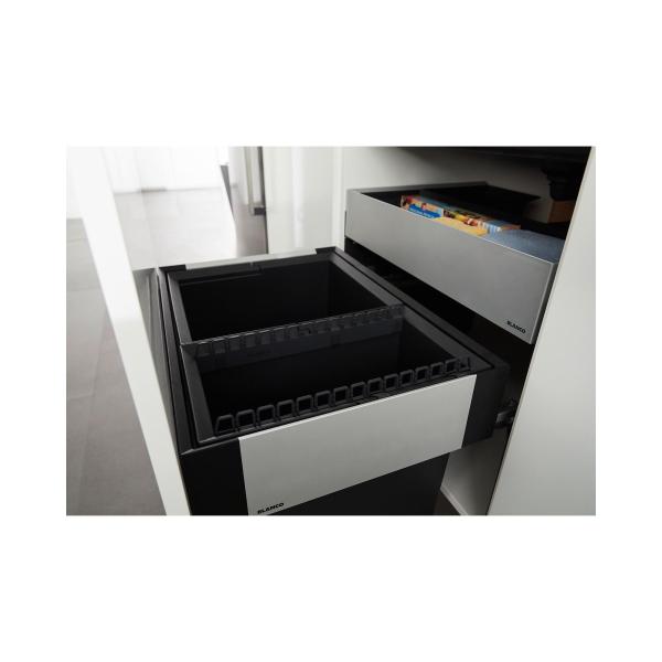 Blanco Select II 50/2 Abfallsammler, 2x 19L Eimer, grau (526201)