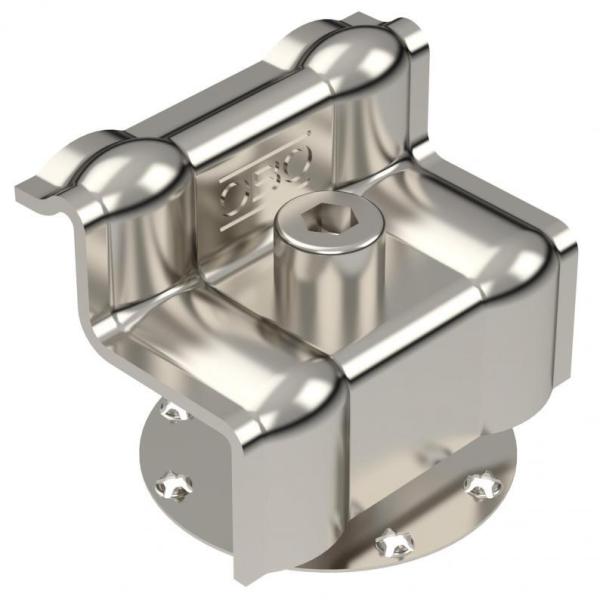 ARDEBO.de OBO Bettermann KLE F 30 A2 Endklemme mit Feder für PV-Modulmontage, Rahmenhöhe 30mm, edelstahl (5901093)