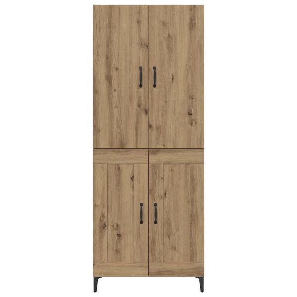 Highboard Artisan-Eiche 69,5 x 34 x 180 cm Holzwerkstoff