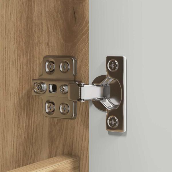 Badezimmermöbel-Set mit Regal 3 pcs Artisan-Eiche Holzwerkstoff