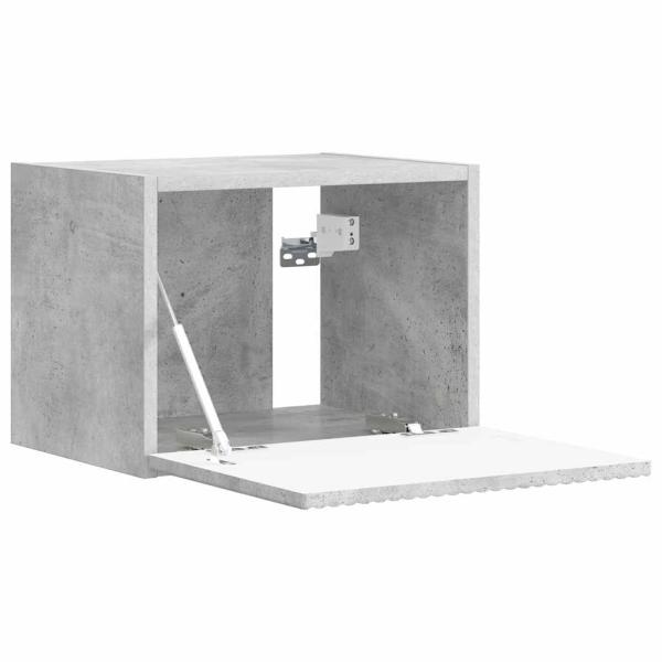 TV-Wandschrank 2 pcs Beton 60 x 31 x 29,5 cm Holzwerkstoff