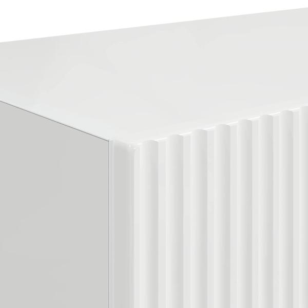 TV-Wandschrank 2 pcs Glänzend Weiß 60 x 31 x 29,5 cm