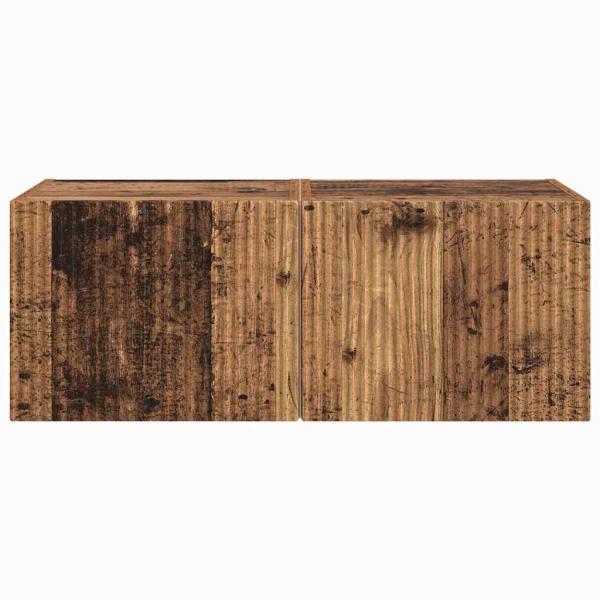 TV-Wandschrank 2 pcs Altholz 60 x 31 x 29,5 cm Holzwerkstoff
