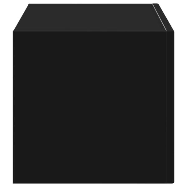 TV-Wandschrank Schwarz 60 x 31 x 29,5 cm Holzwerkstoff