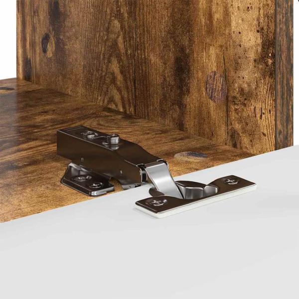 TV-Wandschrank 2 pcs Geräucherte Eiche 60 x 31 x 29,5 cm