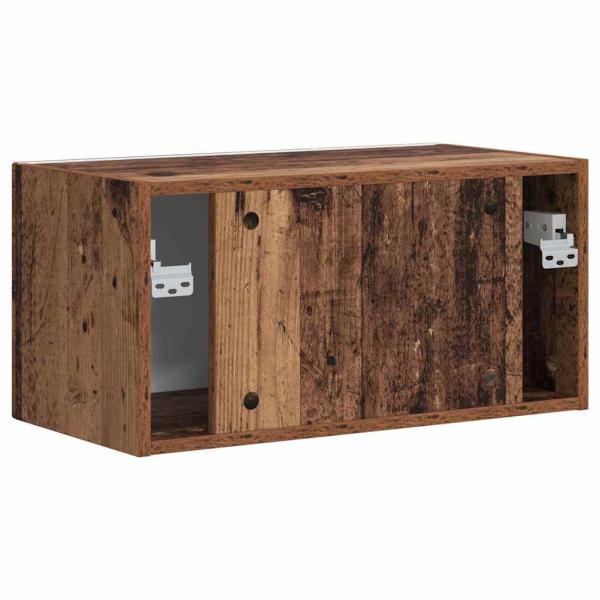 ARDEBO.de - TV-Wandschrank Altholz 60 x 31 x 29,5 cm Holzwerkstoff