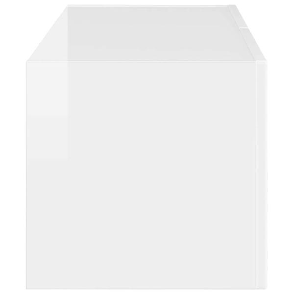 TV-Wandschrank Glänzend Weiß 60 x 31 x 29,5 cm Holzwerkstoff