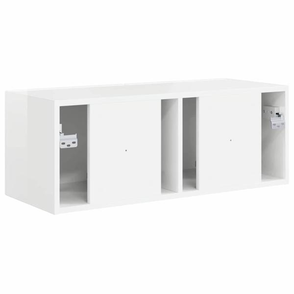 TV-Wandschrank Glänzend Weiß 60 x 31 x 29,5 cm Holzwerkstoff