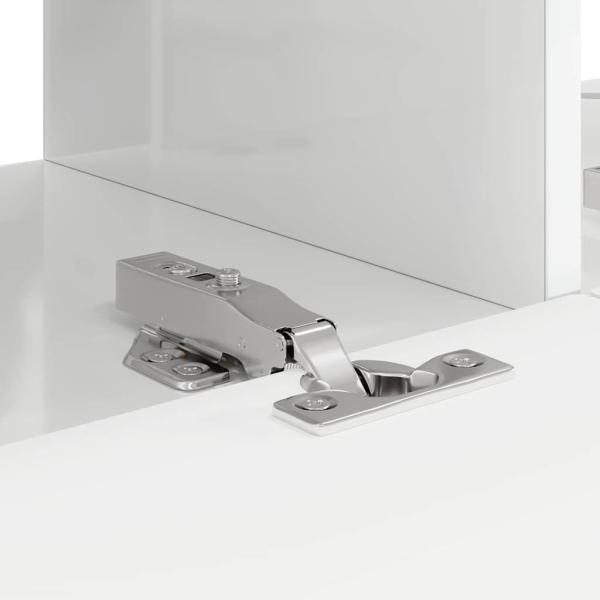 TV-Wandschrank 2 pcs Glänzend Weiß 60 x 31 x 29,5 cm