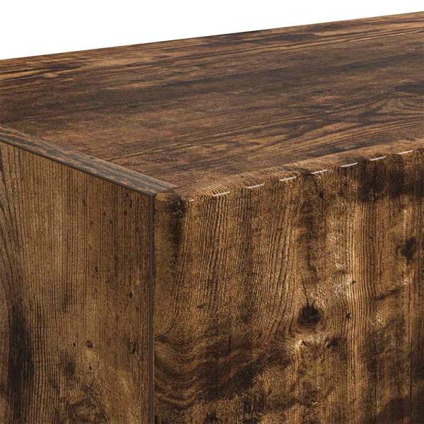 TV-Wandschrank 2 pcs Geräucherte Eiche 60 x 31 x 29,5 cm