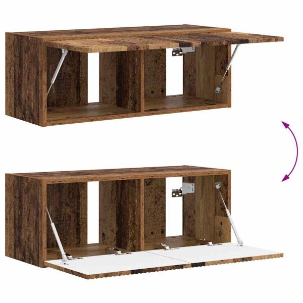 TV-Wandschrank Altholz 60 x 31 x 29,5 cm Holzwerkstoff