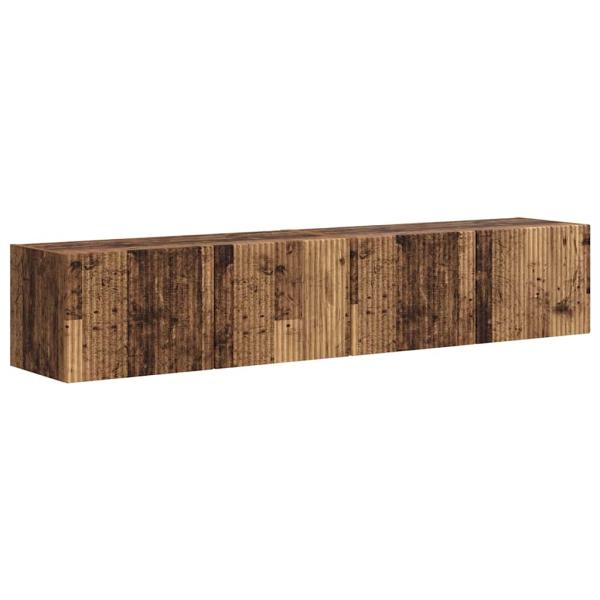 TV-Wandschrank 2 pcs Altholz 60 x 31 x 29,5 cm Holzwerkstoff