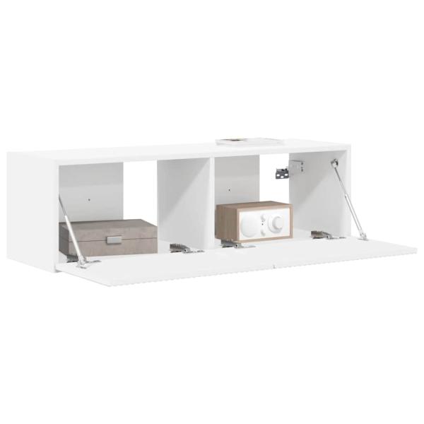 TV-Wandschrank Weiß 60 x 31 x 29,5 cm Holzwerkstoff