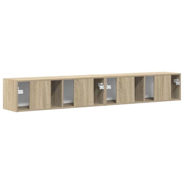 TV-Wandschrank 2 pcs Sonoma 60 x 31 x 29,5 cm Holzwerkstoff